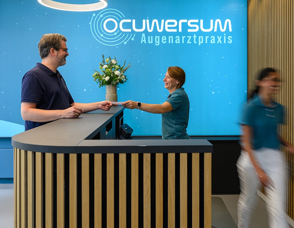 Ocuwersum Augenarztpraxis Münster Handorf Empfangsbereich