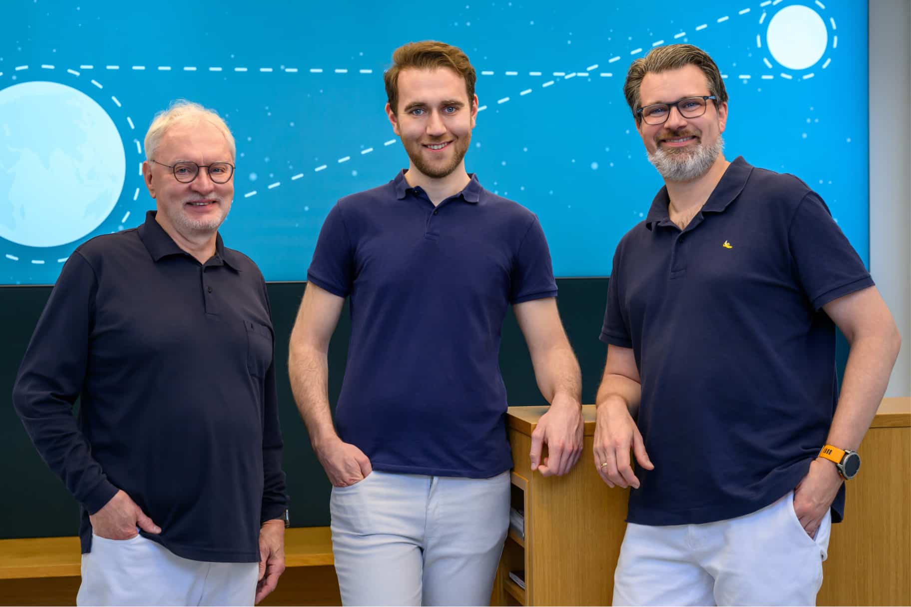 Fachärzte Teamfoto: Dr. Rohwerder, Dr. von Schwarzkopf, Dr. Böhm